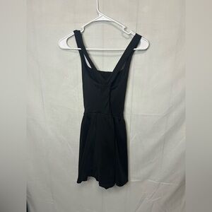 Women’s Black Athletic Skater Dress w/ Built In Shorts XL Nylon Spandex Stretch